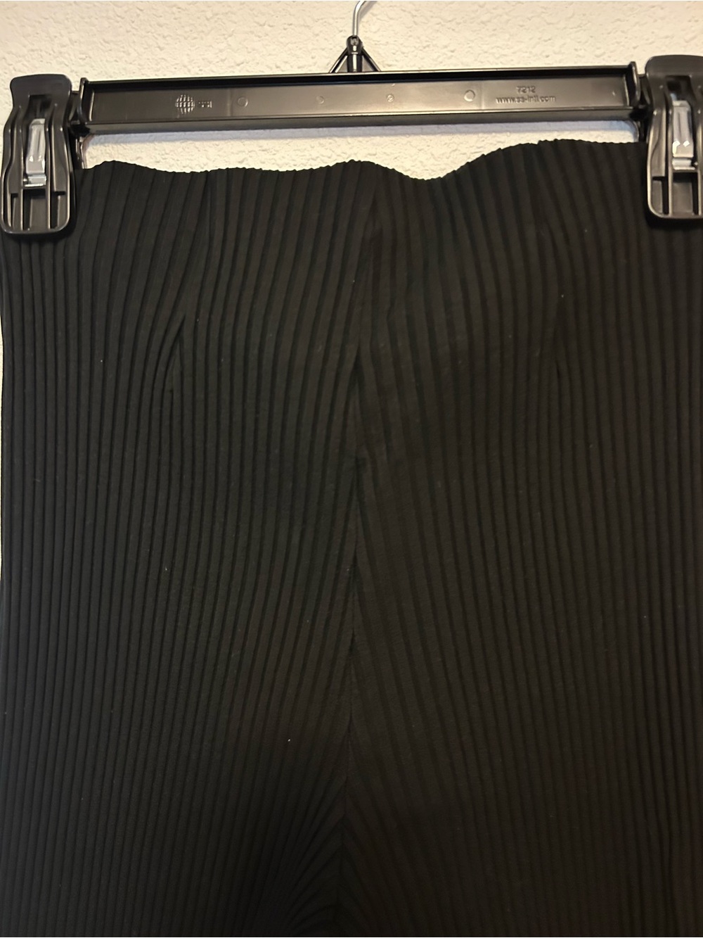 Eileen Fisher Black Ribbed Pull-on Tencel Pants size XXS - Picture 5 of 6